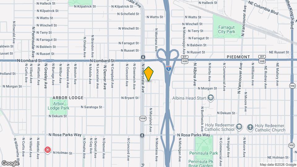 7123 N Maryland Ave Map and Location Details