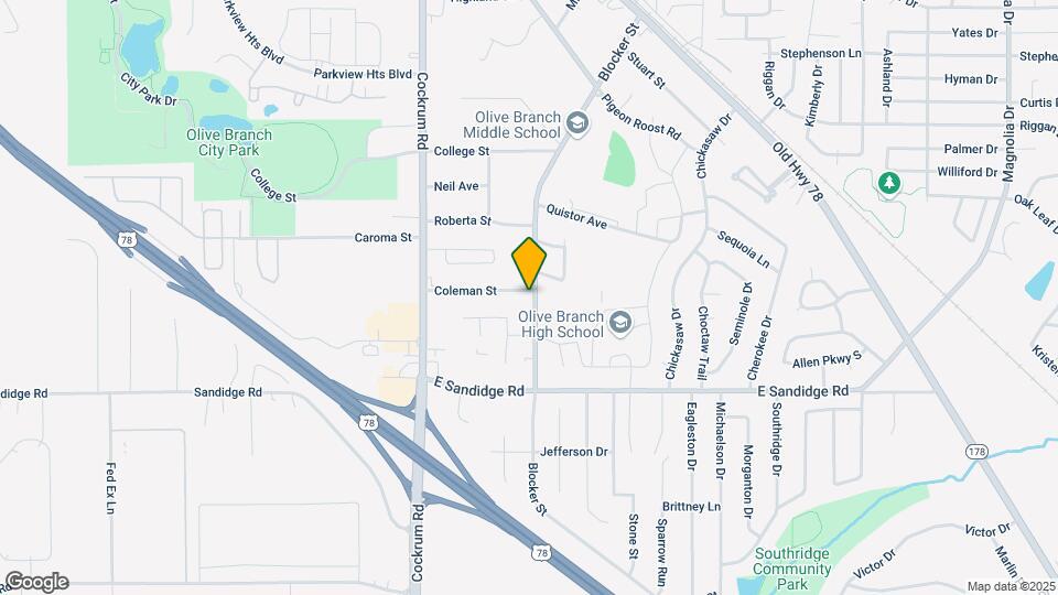6203 Blocker St Map and Location Details