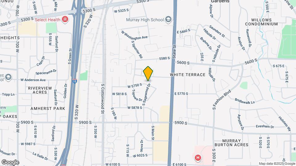5736 S Sagewood Dr, Unit 2 Map and Location Details