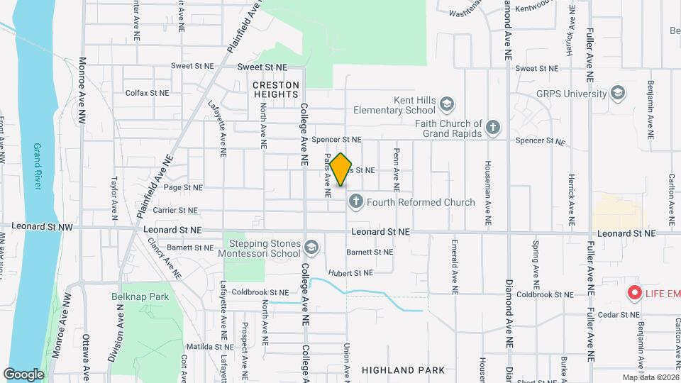 1261 Union Ave NE Map and Location Details