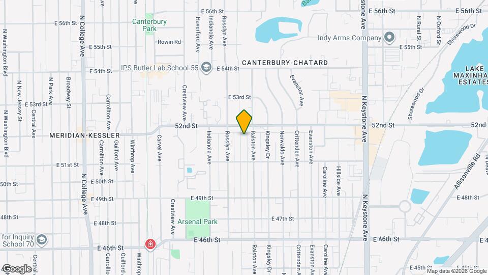 5161 Primrose Ave Map and Location Details