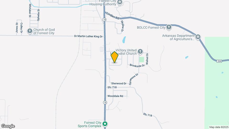 719 Redwood Dr Map and Location Details