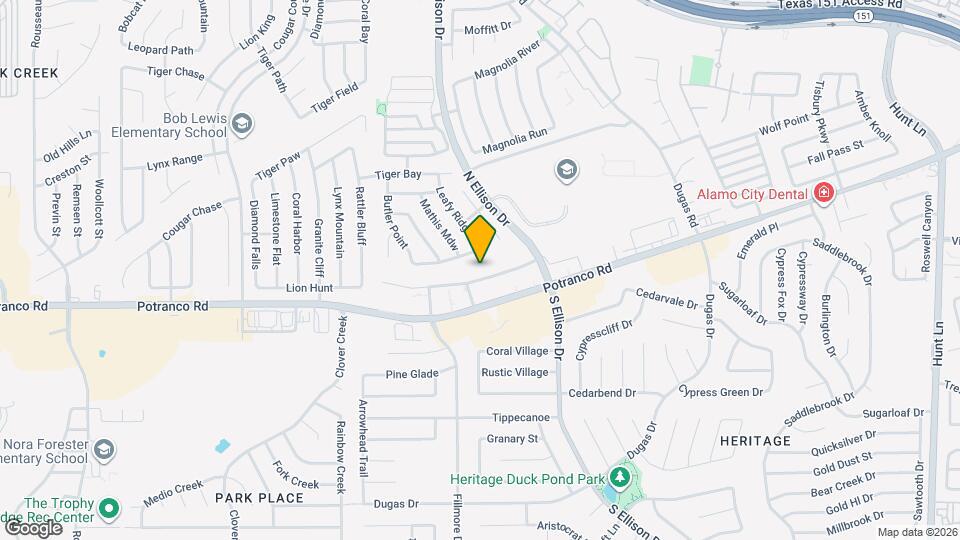 10011 Westover Bluff Map and Location Details