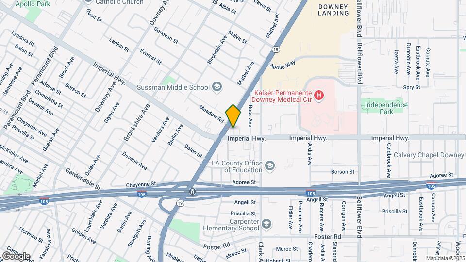 12532 Lakewood Blvd Map and Location Details