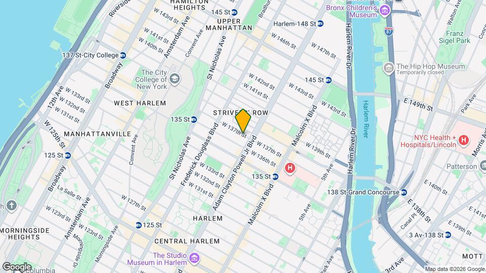 206 W 137th St, Unit SI ID1627177P Mapa y Detalles de la Ubicación