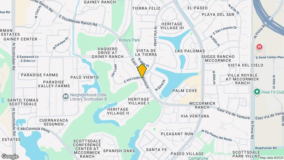 8070 E Vía Bonita Map and Location Details