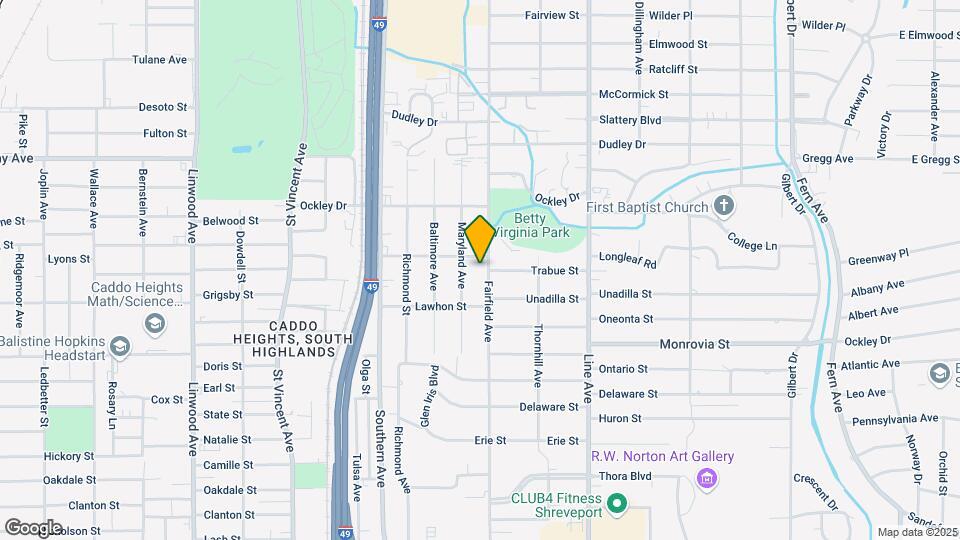 4112 Fairfield Ave Map and Location Details