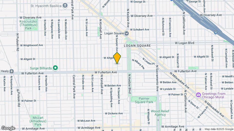 2428 N Sawyer Ave Map and Location Details