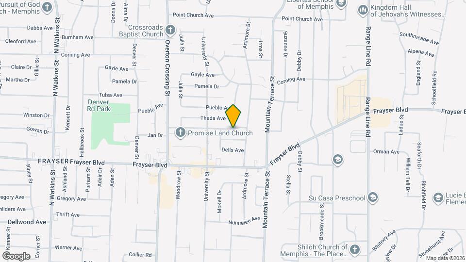 2283 Cassie Ave Map and Location Details