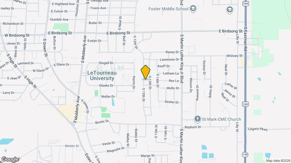 2216 S 12th St Map and Location Details