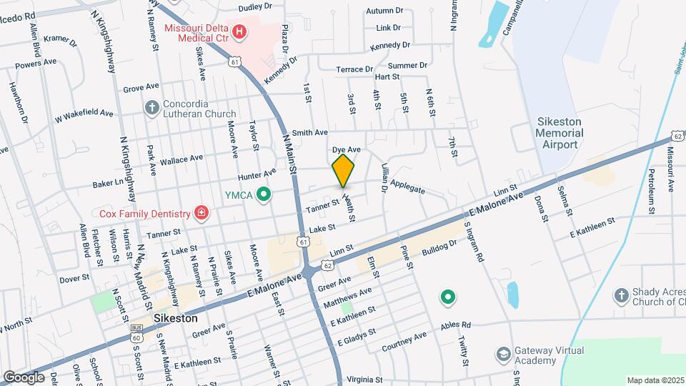 816 Tanner St Map and Location Details