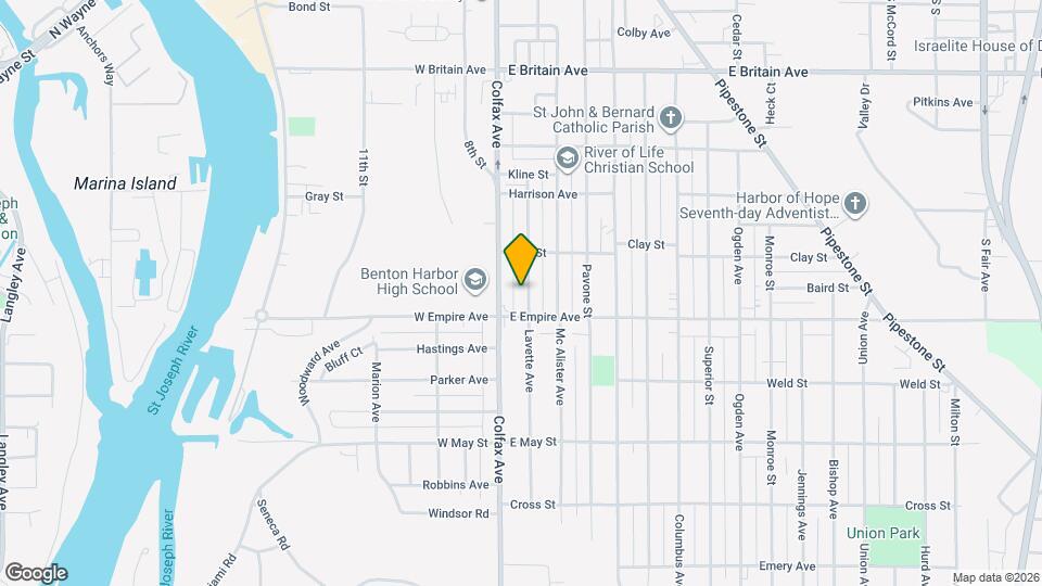 862 Lavette Ave Mapa y Detalles de la Ubicación