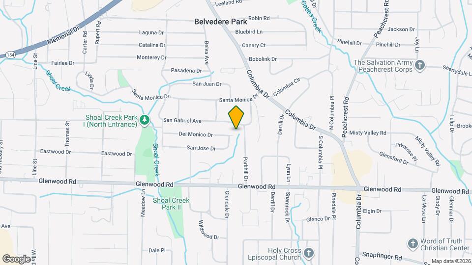 3112 Del Monico Dr Mapa y Detalles de la Ubicación