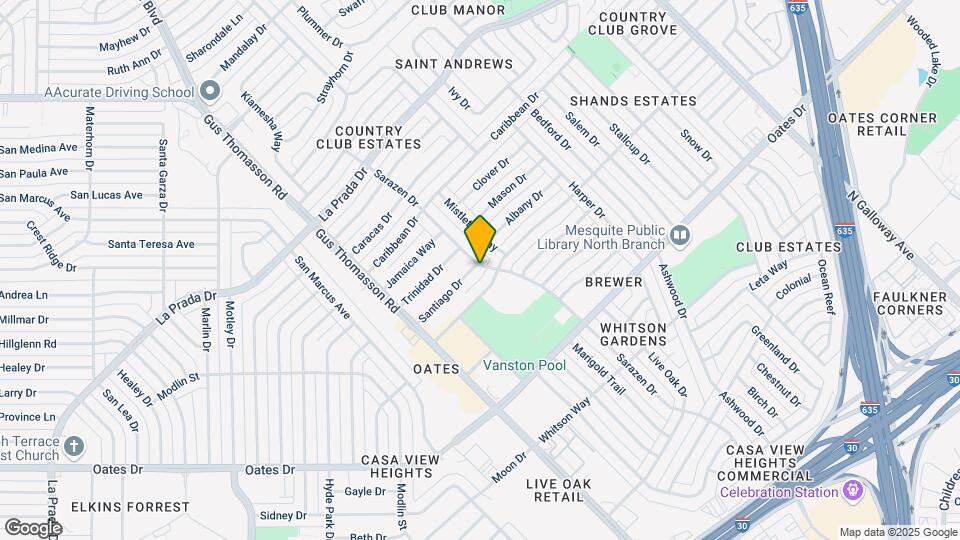 3200 Santiago Dr Mapa y Detalles de la Ubicación
