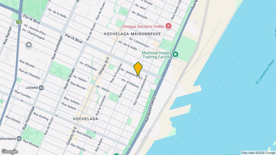 1452 Jeanne-D'arc Av Map and Location Details
