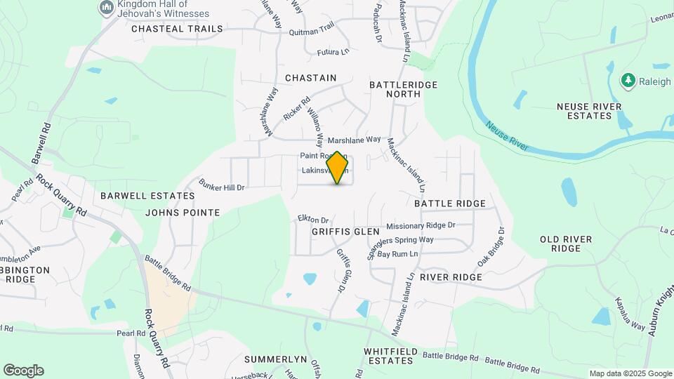 7021 Paint Rock Ln Map and Location Details