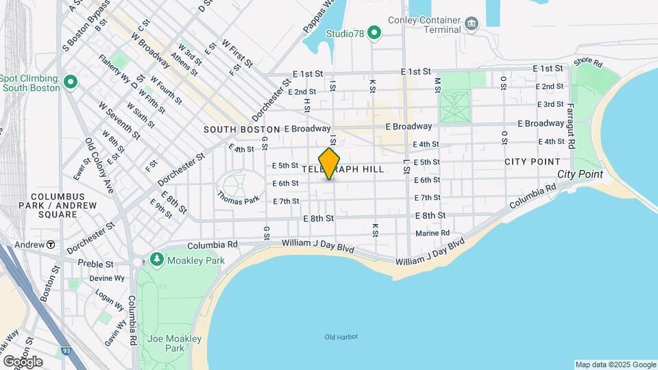 511 E 6th St, Unit B Map and Location Details