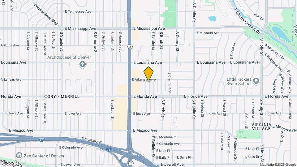1420 S Ash St Map and Location Details