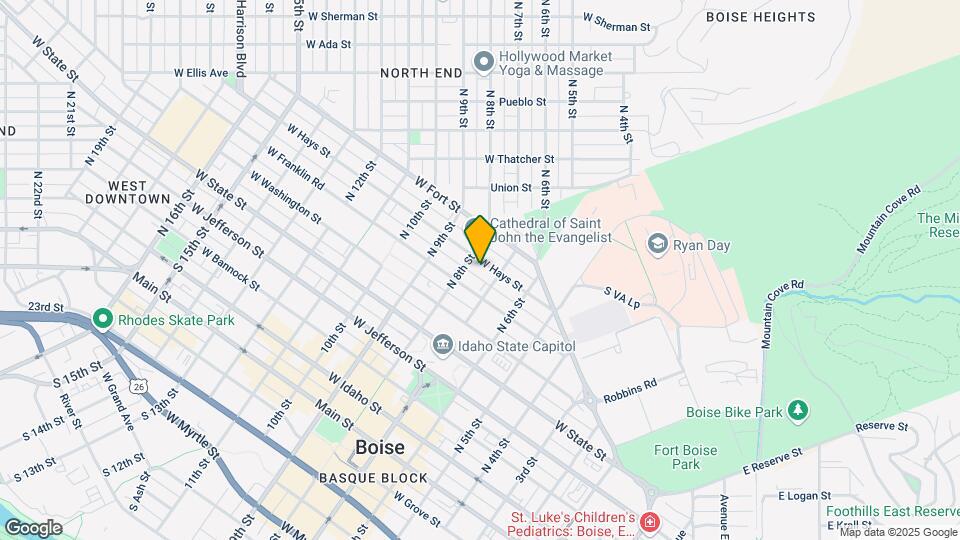 717 W Hays St Mapa y Detalles de la Ubicación
