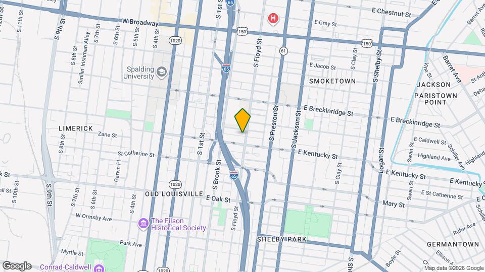956 S Floyd St Map and Location Details