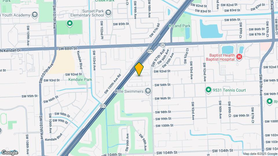 9776 SW 92nd Terrace Map and Location Details