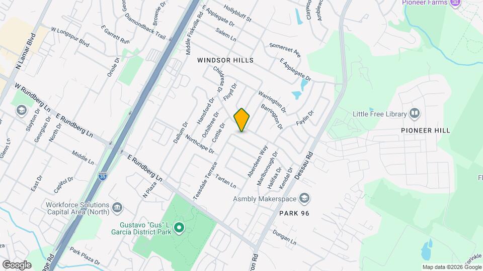 9816 Teasdale Terrace Map and Location Details