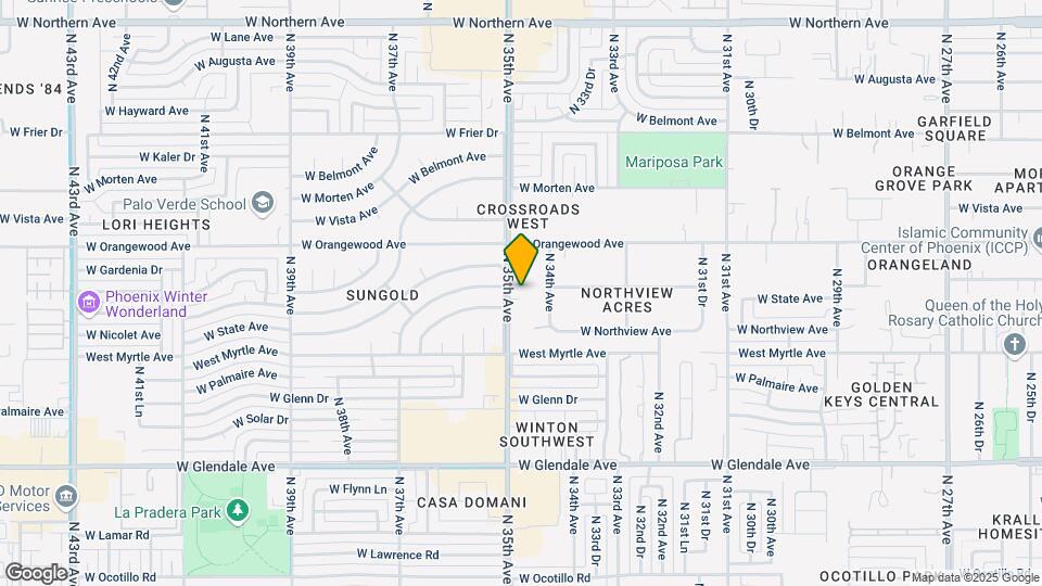 7301-7305 N 35th Ave Map and Location Details