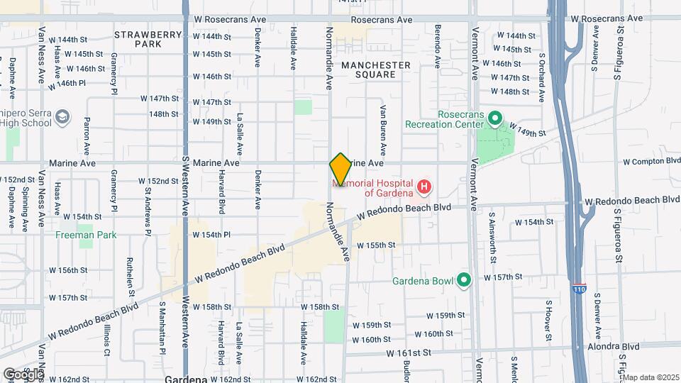 15220 S Normandie Ave, Unit 304 Map and Location Details
