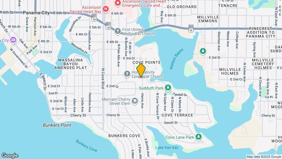 215 Harris Ave Map and Location Details