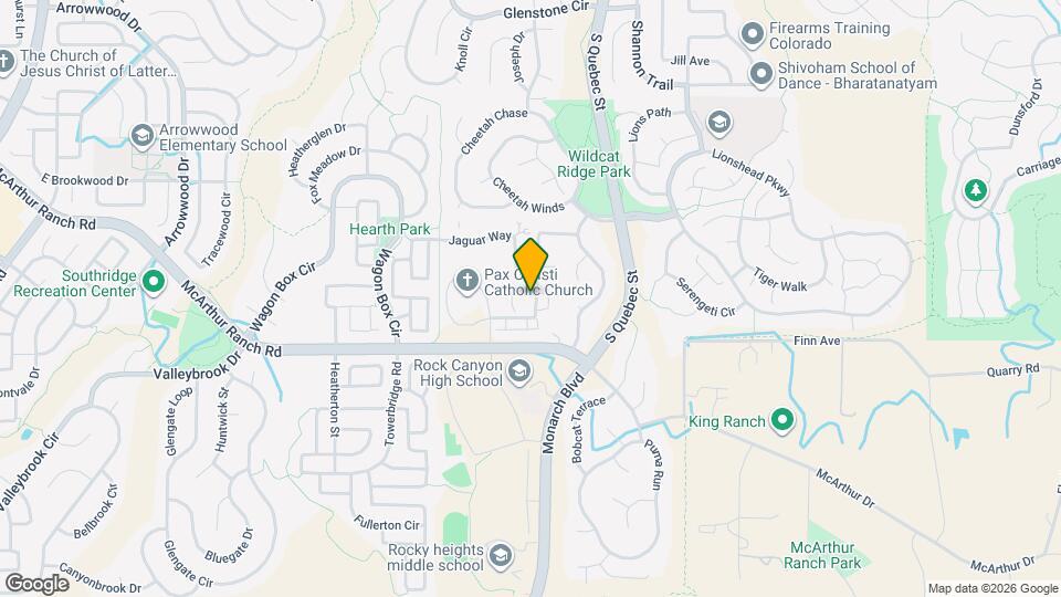 10534 Oncilla Ln Mapa y Detalles de la Ubicación