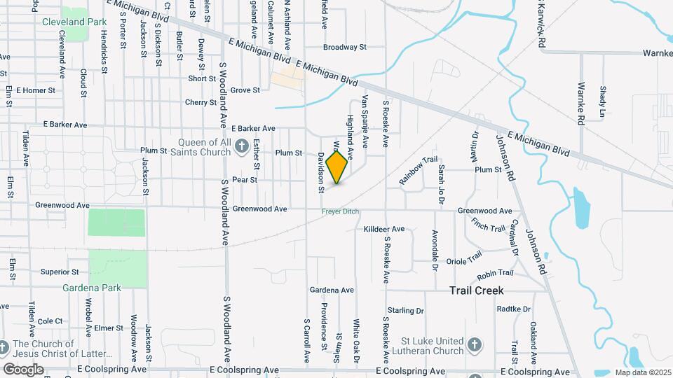 2309 Del Plain Ave Map and Location Details