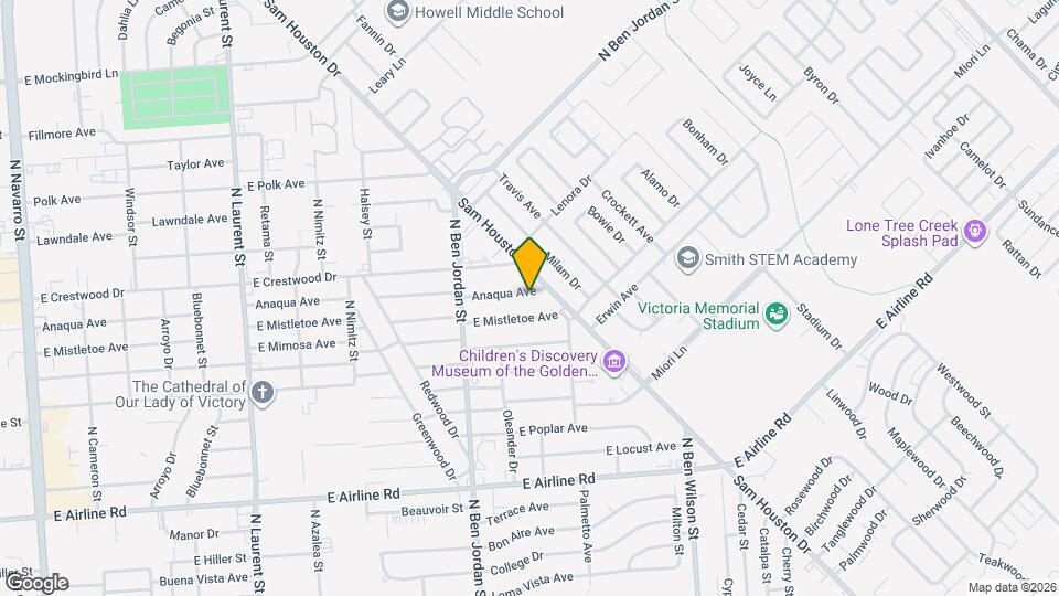 2305 Anaqua Ave Map and Location Details