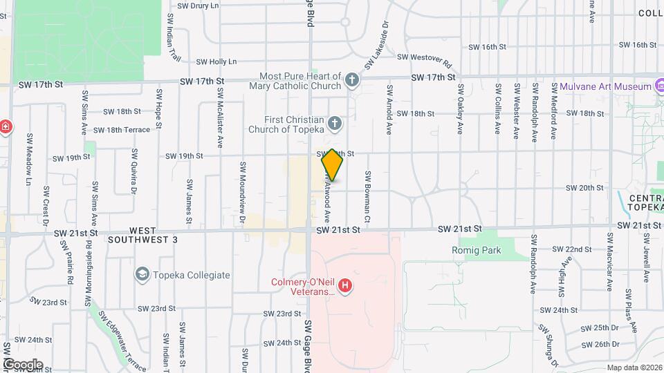 1932 SW Atwood Ave Map and Location Details