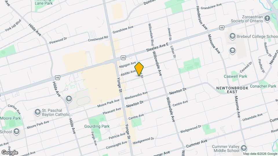 41 Athabaska Ave Map and Location Details