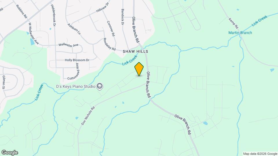 2105 Rockface Wy Map and Location Details