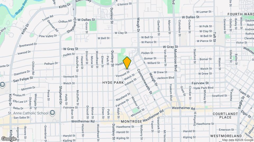 1538 Vermont St Map and Location Details