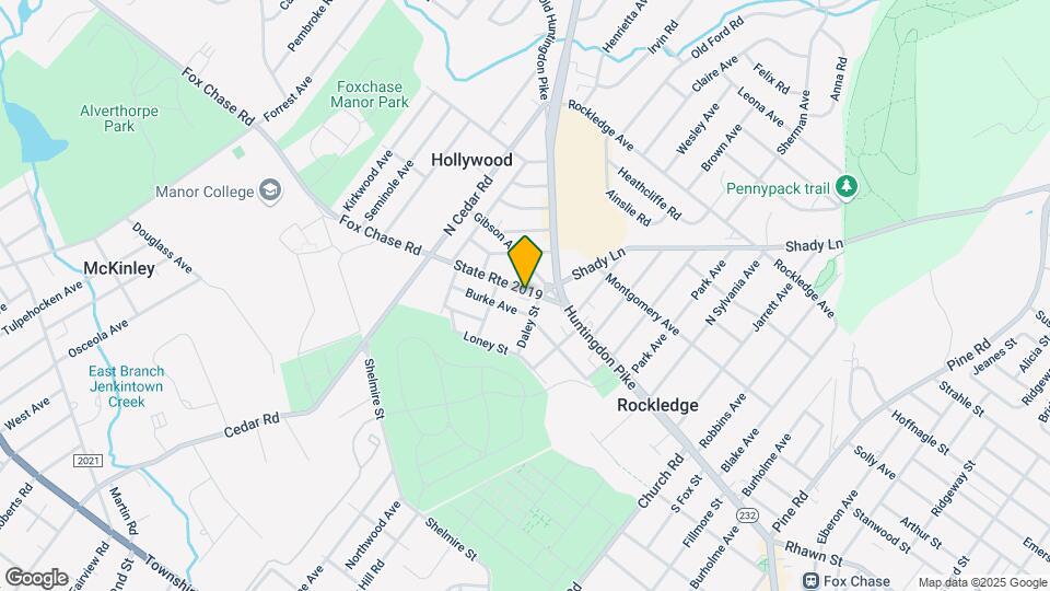 910 Fox Chase Rd Mapa y Detalles de la Ubicación