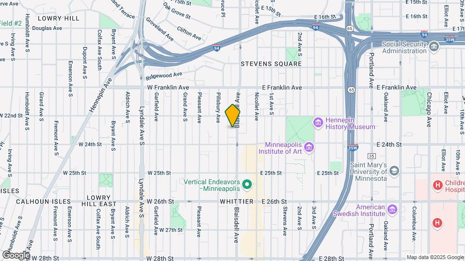 2222 Blaisdell Ave Map and Location Details