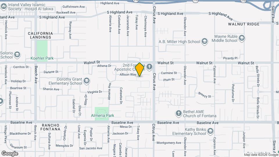 16004 Cascade Dr Map and Location Details