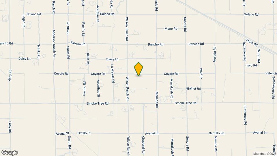 6587 Coyote Rd Map and Location Details