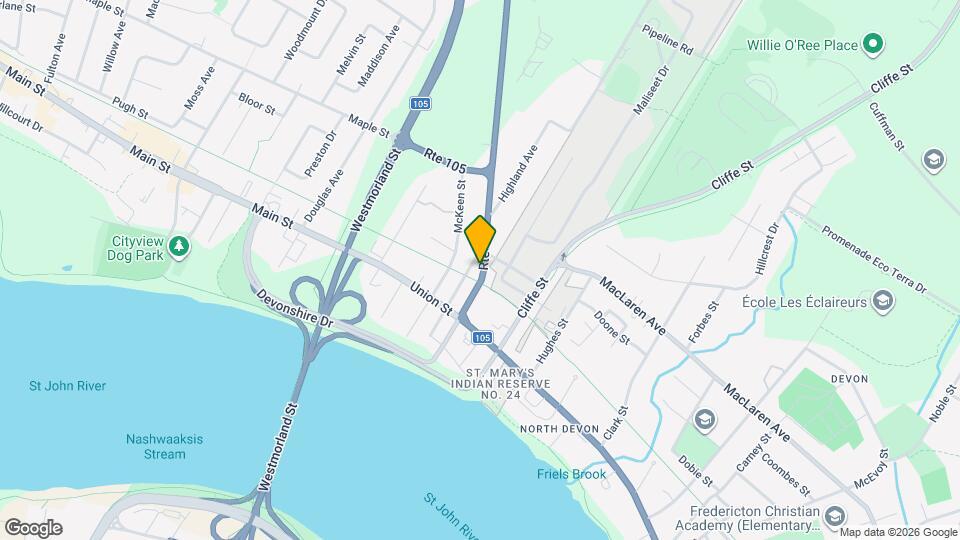 151 St Marys St Map and Location Details