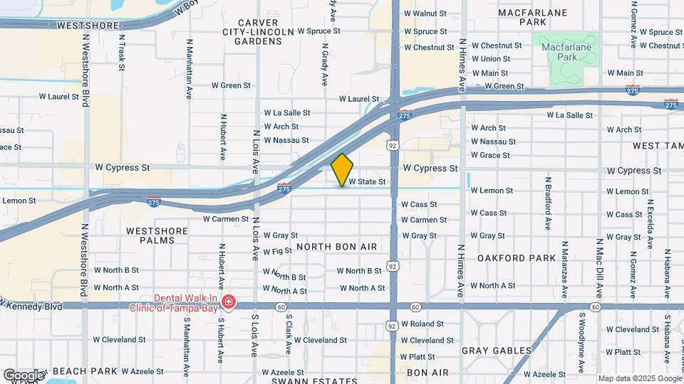 3913 W Lemon St Map and Location Details