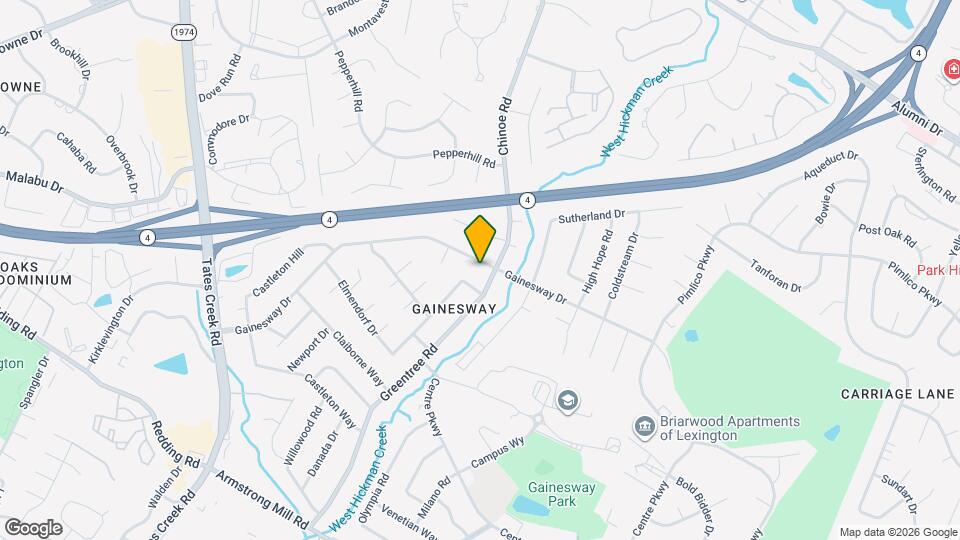 1138 Gainesway Dr Map and Location Details