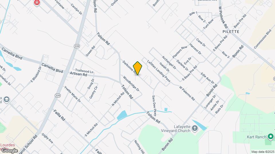 208 Darbonne Rd Map and Location Details