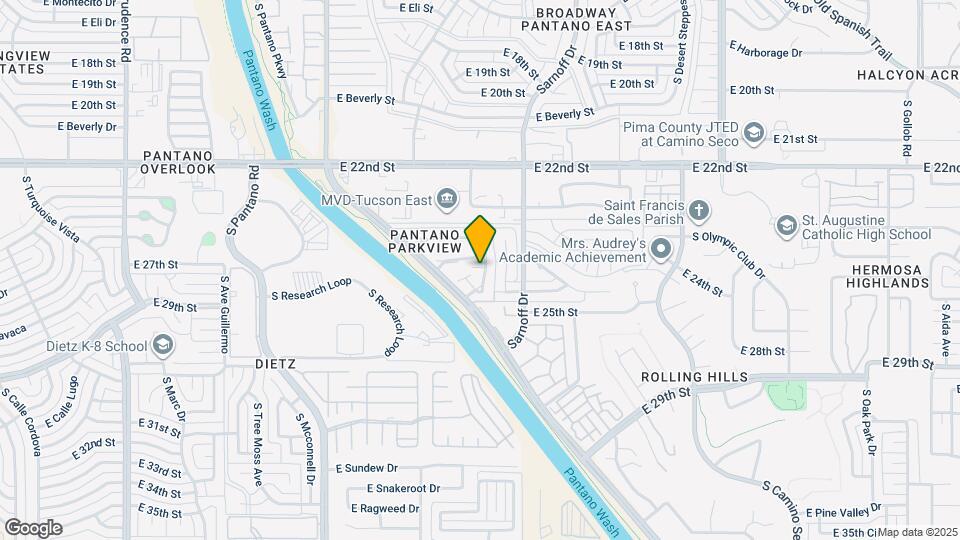 1458 S Park Ln Map and Location Details
