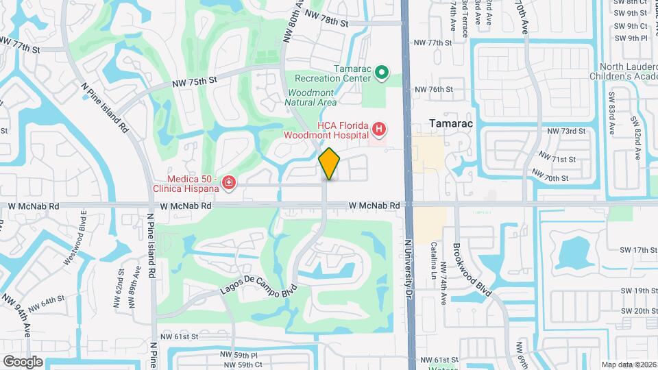 7910 NW 70th Ct Map and Location Details