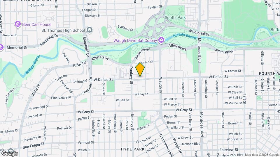 3318 W Dallas St Map and Location Details