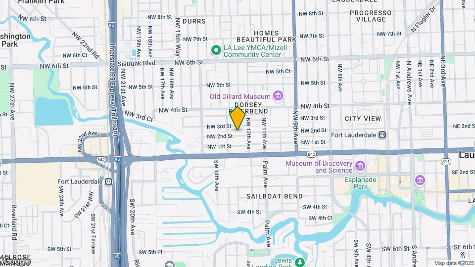 1225 NW 2nd St Mapa y Detalles de la Ubicación