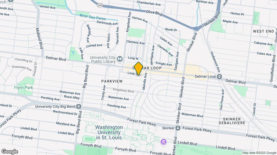 6623 Washington Ave Mapa y Detalles de la Ubicación