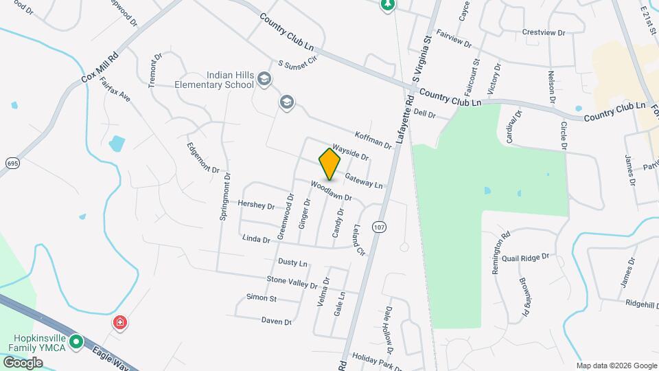 306 Woodlawn Dr Map and Location Details